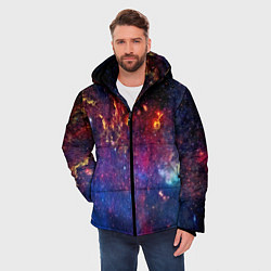 Куртка зимняя мужская Космос, цвет: 3D-красный — фото 2