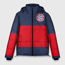Куртка зимняя мужская Bayern Munchen - Red-Blue FCB 2022 NEW, цвет: 3D-черный