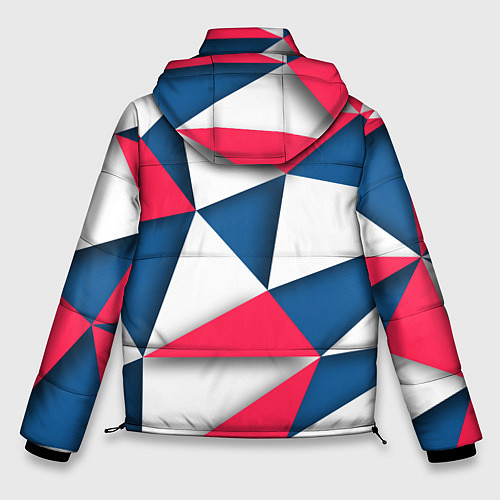 Мужская зимняя куртка Geometry style / 3D-Черный – фото 2