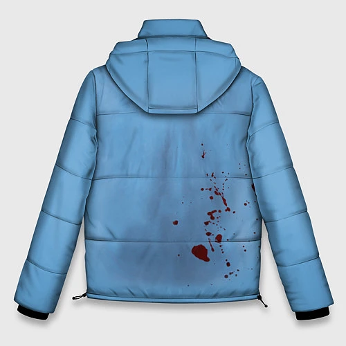 Мужская зимняя куртка Костюм врача кровь / 3D-Черный – фото 2