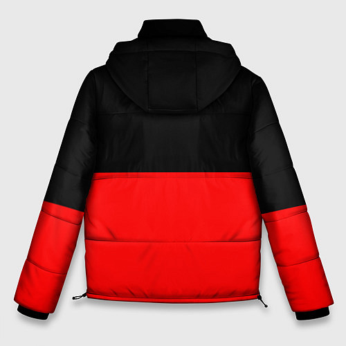 Мужская зимняя куртка АлисА: Черный & Красный / 3D-Черный – фото 2