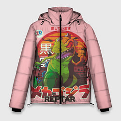 Куртка зимняя мужская Godzilla Reptar, цвет: 3D-черный