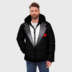 Куртка зимняя мужская Смокинг мистера, цвет: 3D-светло-серый — фото 2