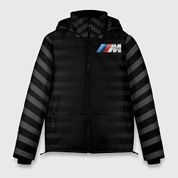 Куртка зимняя мужская BMW M BLACK & GREY, цвет: 3D-красный