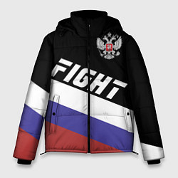 Куртка зимняя мужская Fight Russia, цвет: 3D-черный