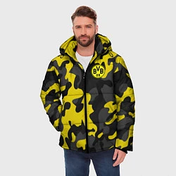 Куртка зимняя мужская Borussia 2018 Military Sport, цвет: 3D-черный — фото 2