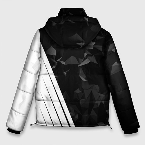 Мужская зимняя куртка FC Juventus: Abstract / 3D-Черный – фото 2