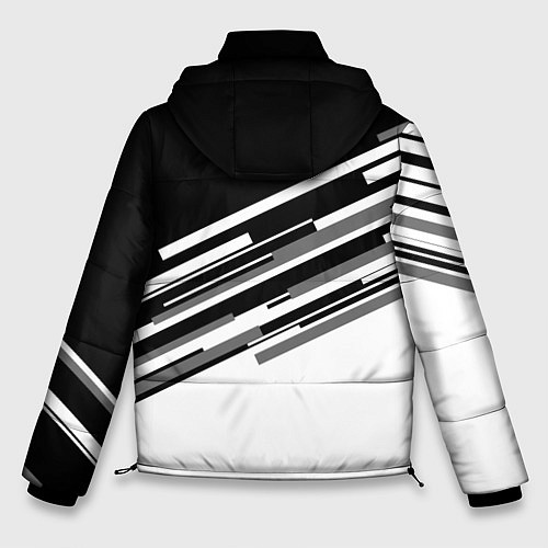 Мужская зимняя куртка FC Juventus: B&W Line / 3D-Красный – фото 2