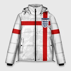 Куртка зимняя мужская Сборная Англии, цвет: 3D-черный