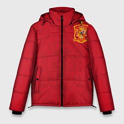Куртка зимняя мужская Сборная Испании, цвет: 3D-красный