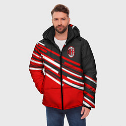 Куртка зимняя мужская АC Milan: R&G, цвет: 3D-черный — фото 2