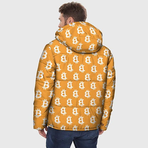 Мужская зимняя куртка BTC Pattern / 3D-Светло-серый – фото 4