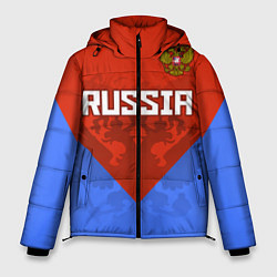 Куртка зимняя мужская Russia Red & Blue, цвет: 3D-светло-серый