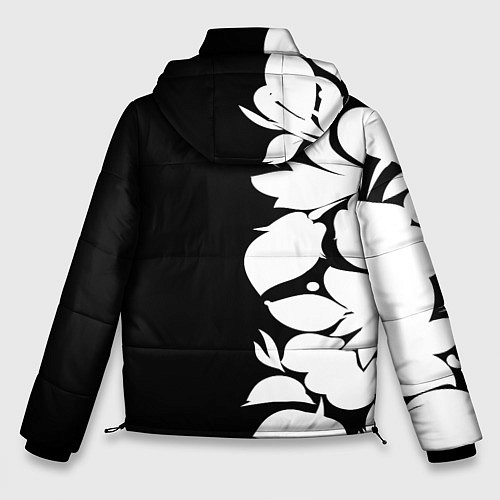 Мужская зимняя куртка Russia: B&W Floral / 3D-Черный – фото 2