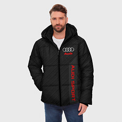 Куртка зимняя мужская Audi: Sport Line, цвет: 3D-черный — фото 2