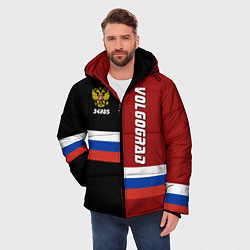 Куртка зимняя мужская Volgograd, Russia, цвет: 3D-черный — фото 2