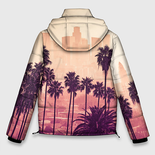 Мужская зимняя куртка Los Angeles / 3D-Черный – фото 2