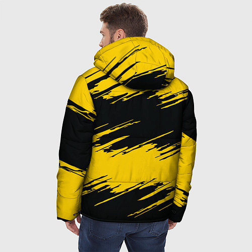 Мужская зимняя куртка BVB 09: Yellow Breaks / 3D-Светло-серый – фото 4
