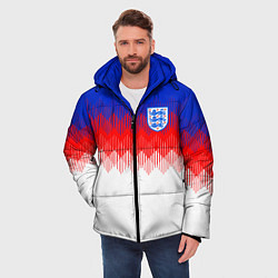 Куртка зимняя мужская Сборная Англии: Тренировочная ЧМ-2018, цвет: 3D-красный — фото 2