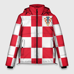 Куртка зимняя мужская Сборная Хорватии: Домашняя ЧМ-2018, цвет: 3D-красный
