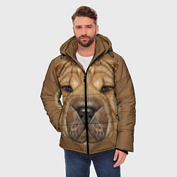 Куртка зимняя мужская Sharpei, цвет: 3D-черный — фото 2