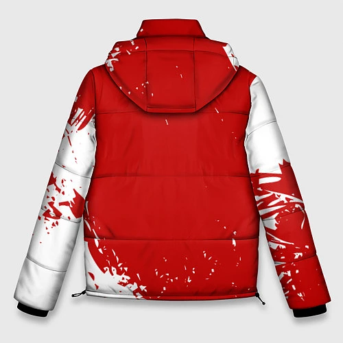 Мужская зимняя куртка Eat Sleep JDM: Red Style / 3D-Светло-серый – фото 2