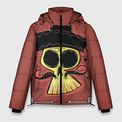 Куртка зимняя мужская Dia de los Muertos, цвет: 3D-черный