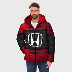 Куртка зимняя мужская Honda Sport, цвет: 3D-красный — фото 2