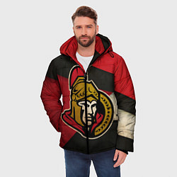 Куртка зимняя мужская HC Ottawa Senators: Old Style, цвет: 3D-светло-серый — фото 2