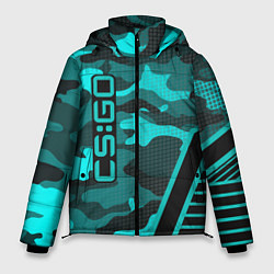 Мужская зимняя куртка CS:GO Blue Camo