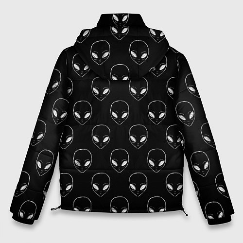 Мужская зимняя куртка Watch Aliens / 3D-Черный – фото 2