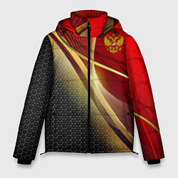 Куртка зимняя мужская RUSSIA SPORT: Gold Collection, цвет: 3D-красный