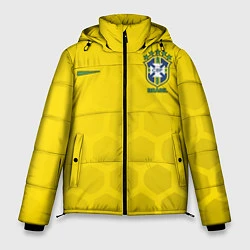 Куртка зимняя мужская Brazil Team: WC 2018, цвет: 3D-черный