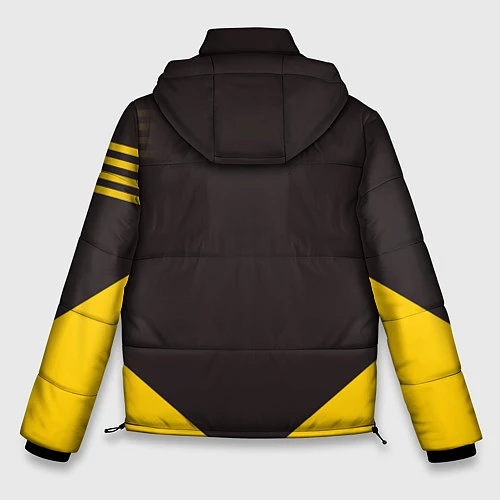 Мужская зимняя куртка Alpinism: Yellow Russia / 3D-Черный – фото 2