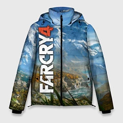 Куртка зимняя мужская Far Cry 4: Ice Mountains, цвет: 3D-черный