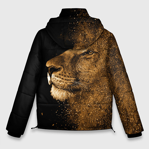 Мужская зимняя куртка Песчаный лев / 3D-Черный – фото 2