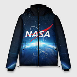 Куртка зимняя мужская NASA: Sunrise Earth, цвет: 3D-красный