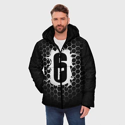 Куртка зимняя мужская R6S: Carbon Symbon, цвет: 3D-черный — фото 2
