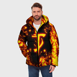 Куртка зимняя мужская DOOM: The Crucible, цвет: 3D-черный — фото 2