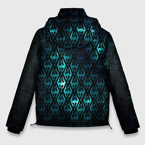 Мужская зимняя куртка TES: Blue Pattern / 3D-Черный – фото 2