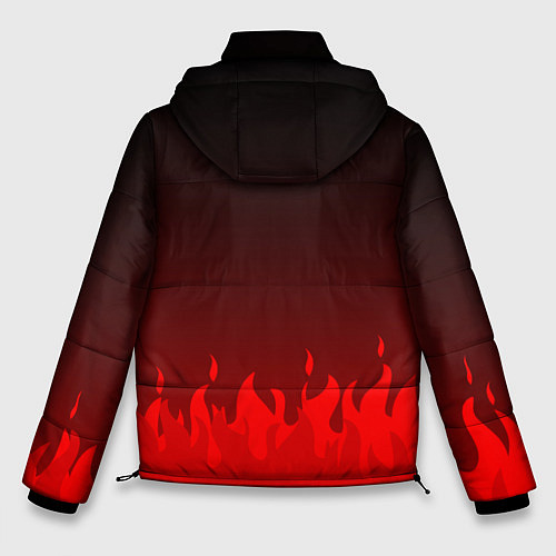 Мужская зимняя куртка Kumamon: Hell Flame / 3D-Черный – фото 2