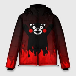 Куртка зимняя мужская Kumamon: Hell Flame, цвет: 3D-светло-серый