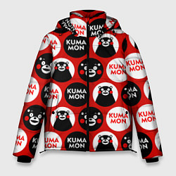 Куртка зимняя мужская Kumamon Pattern, цвет: 3D-черный