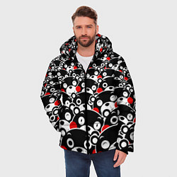 Куртка зимняя мужская Kumamons, цвет: 3D-черный — фото 2