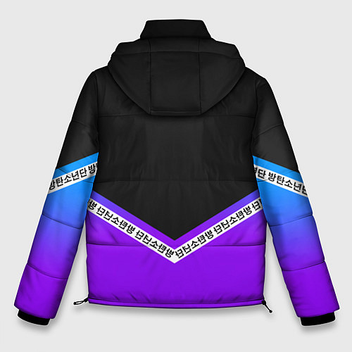 Мужская зимняя куртка BTS: Neon Symbol / 3D-Черный – фото 2