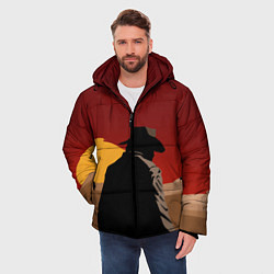 Куртка зимняя мужская RDR 2: Dark Man, цвет: 3D-черный — фото 2