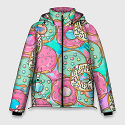 Куртка зимняя мужская Сахарные пончики, цвет: 3D-светло-серый