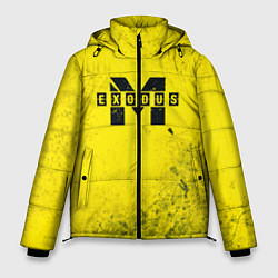 Куртка зимняя мужская Metro Exodus: Yellow Grunge, цвет: 3D-черный
