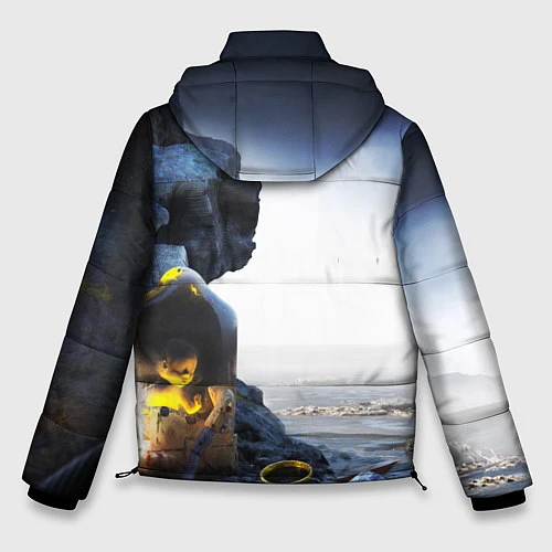 Мужская зимняя куртка Death Stranding: Exclusive / 3D-Черный – фото 2