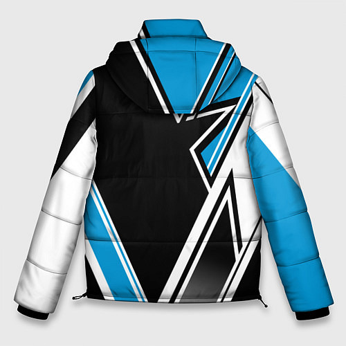 Мужская зимняя куртка Hockey black blue white / 3D-Черный – фото 2